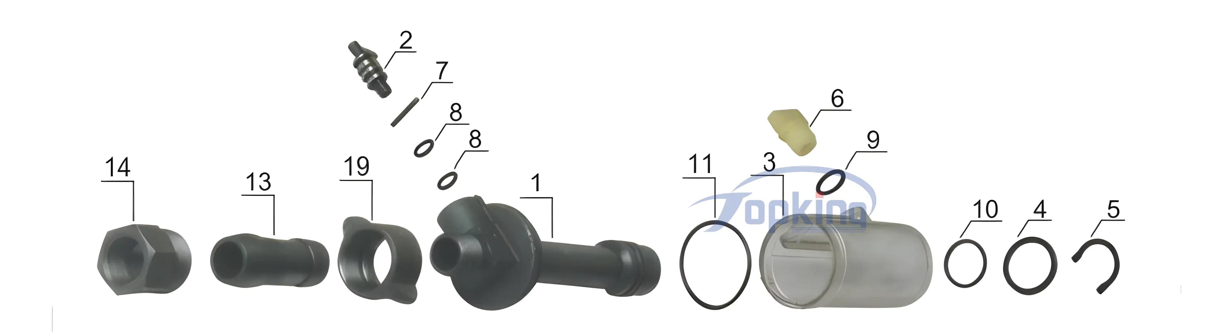 FY250B oiler decomposition diagram