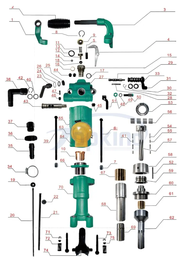 YT28 Push leg drill accessories